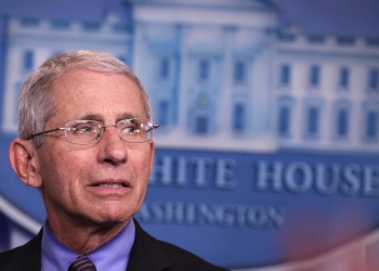 WASHINGTON, DC - APRIL 09:  National Institute of Allergy and Infectious Diseases Director Anthony Fauci listens during the daily coronavirus briefing in the Brady Press Briefing Room at the White House on April 09, 2020 in Washington, DC. U.S. unemployment claims have approached 17 million over the past three weeks amid the COVID-19 pandemic.  (Photo by Alex Wong/Getty Images)