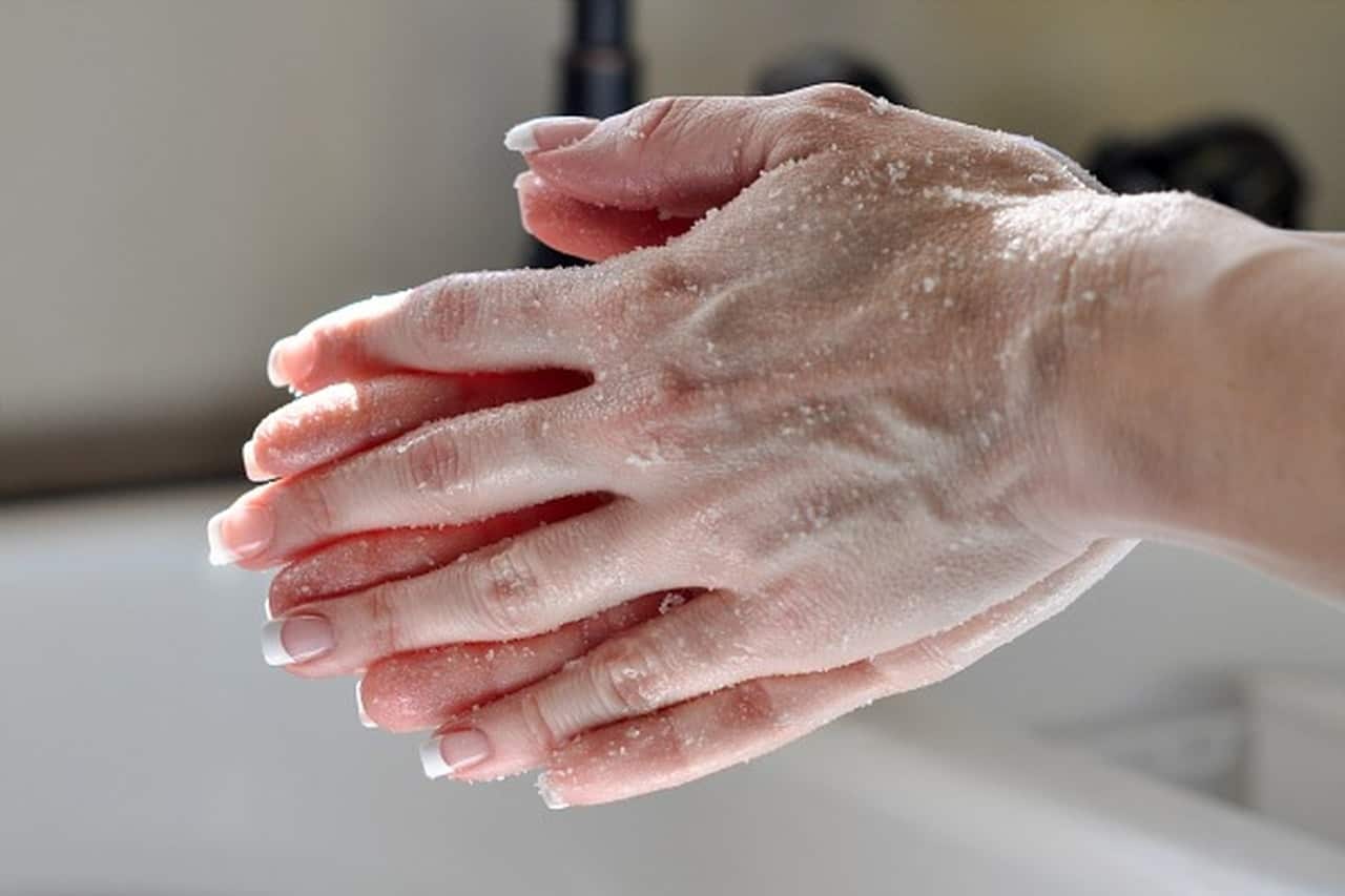 Руки после ванны