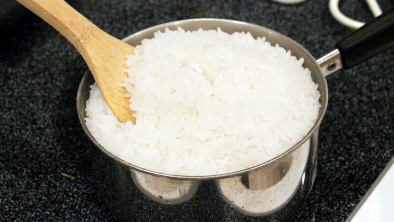 طهي الأرز