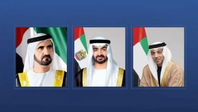 رئيس الدولة ونائباه يهنئون الرئيس المصري بذكرى ثورة 23 يوليو