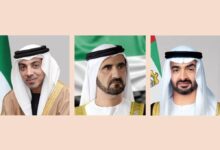 رئيس الدولة ونائباه يهنئون رئيس أرمينيا بذكرى استقلال بلاده