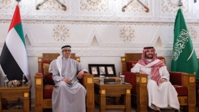 منصور بن زايد وخالد بن سلمان يبحثان في الرياض العلاقات الأخوية